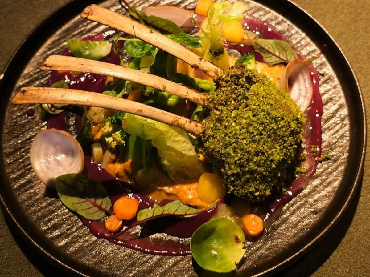 Grilled New Zealand Lamb Rack at LETO Restaurant in Guangzhou