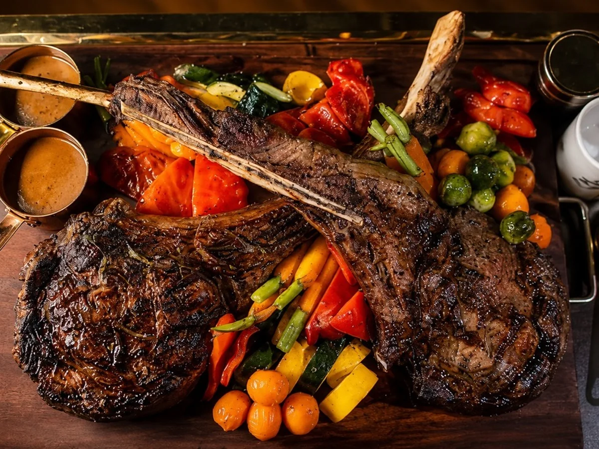 Prime Australian Tomahawk Steak at LETO Restaurant in Guangzhou