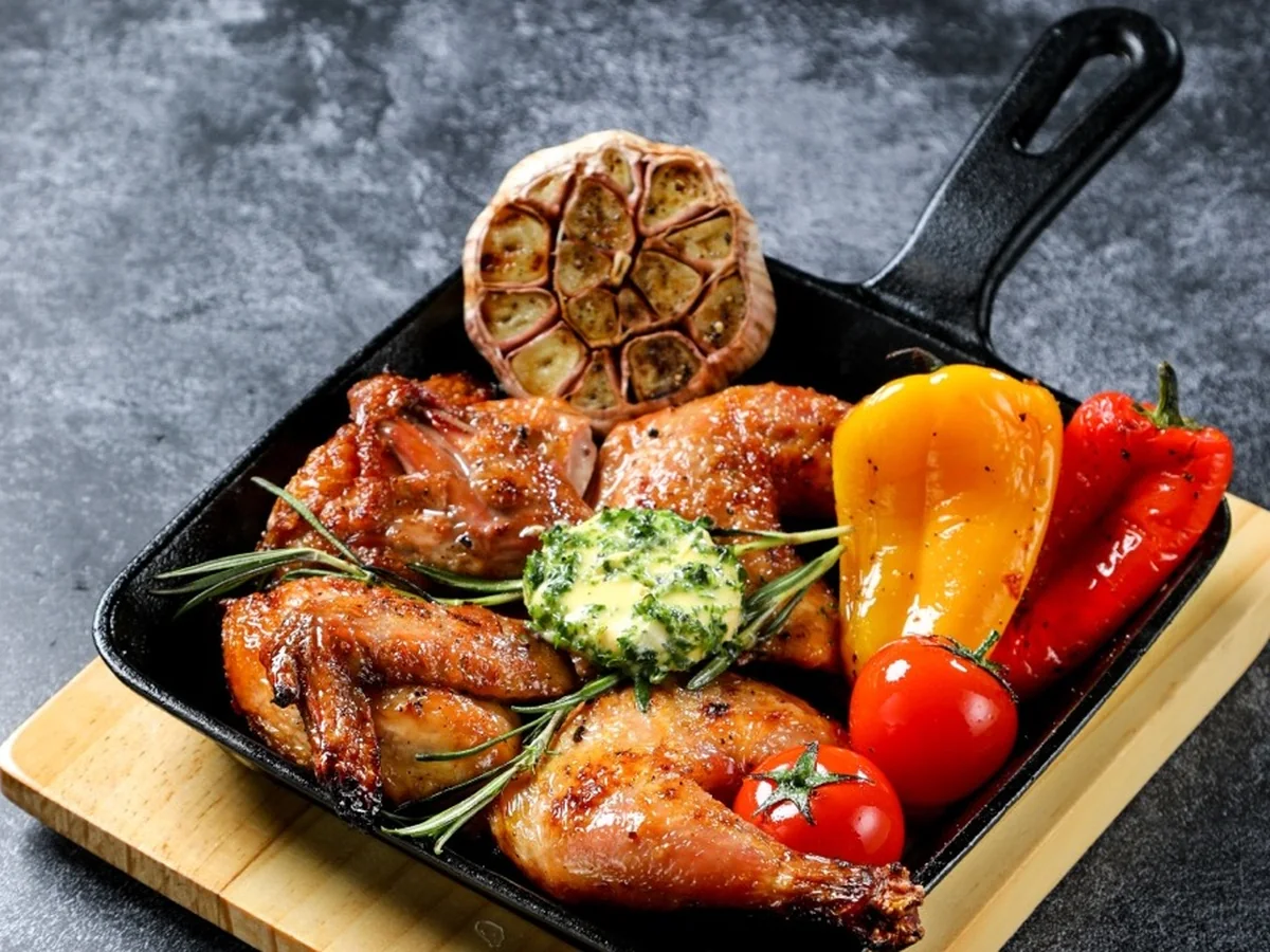 Provencal Grilled Spring Chicken at LETO Restaurant in Guangzhou