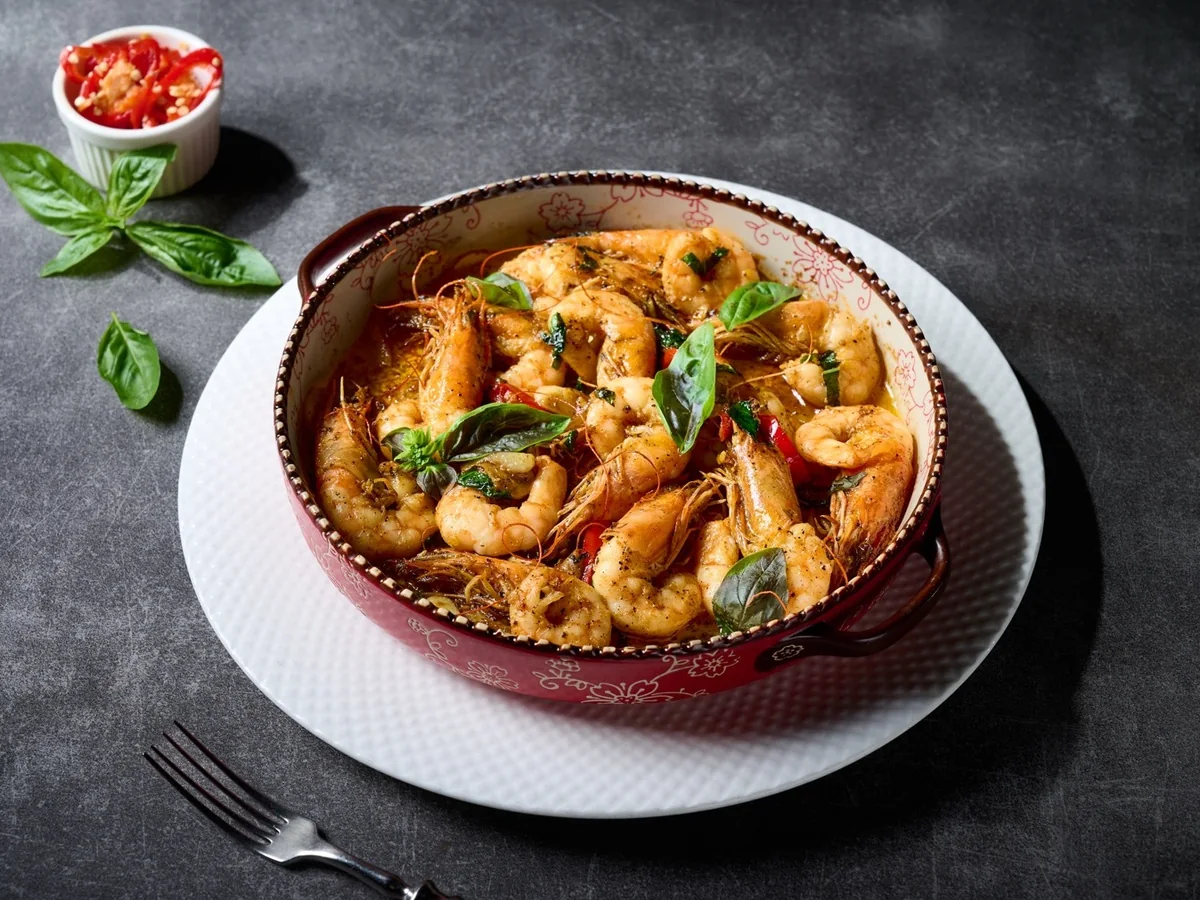 Spanish Garlic Shrimp at LETO Restaurant in Guangzhou
